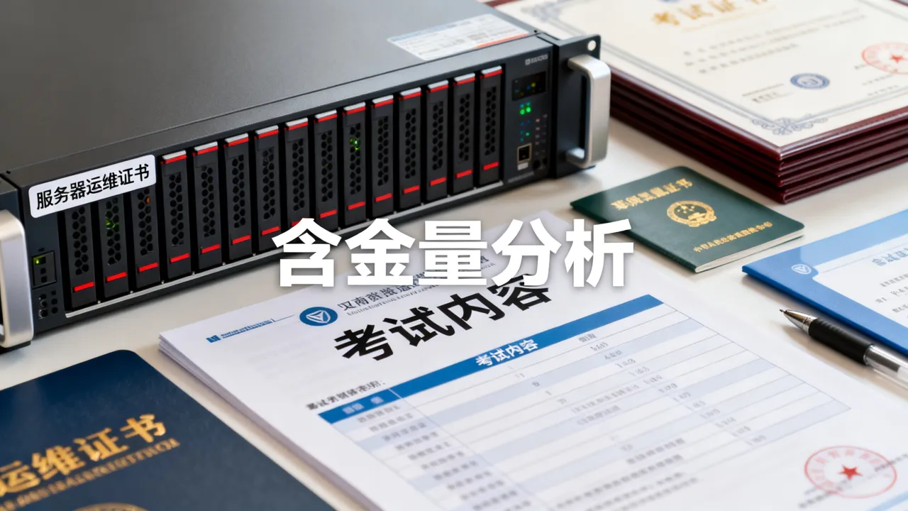服务器运维工作证书含金量怎么样,考试内容有哪些?