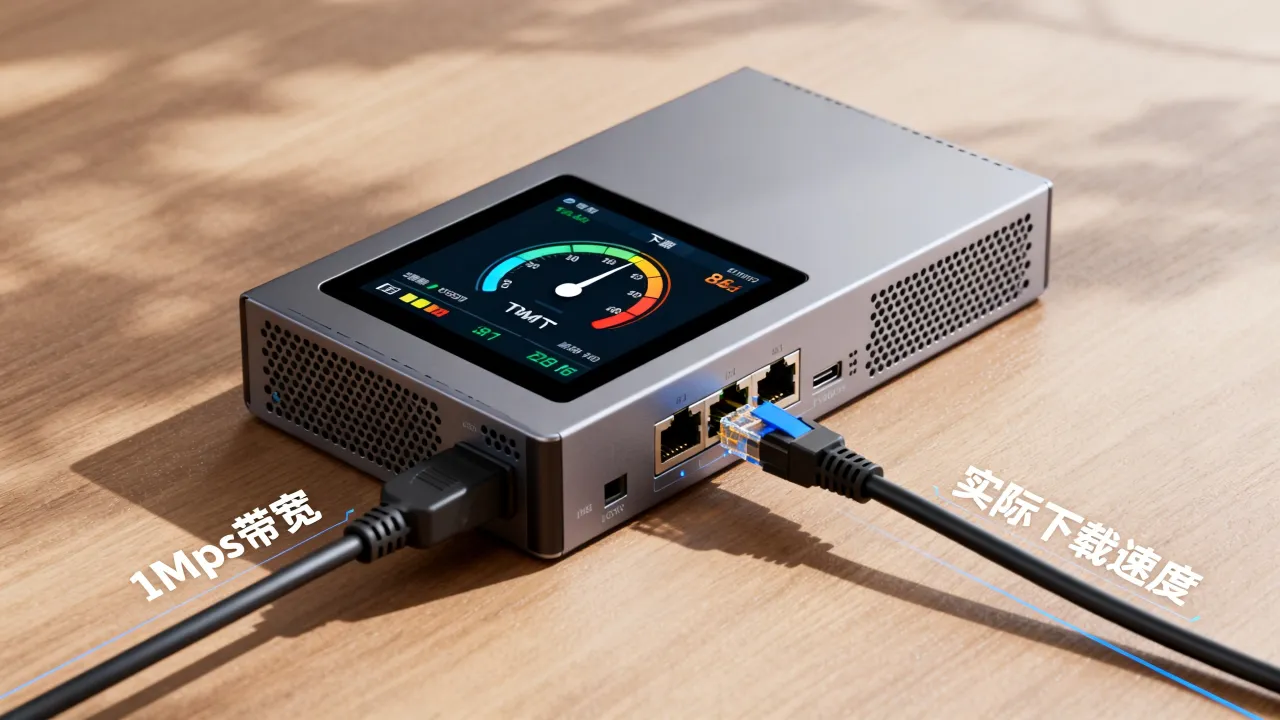 服务器宽带1Mbps网速是多少，1M带宽实际下载速度有多快