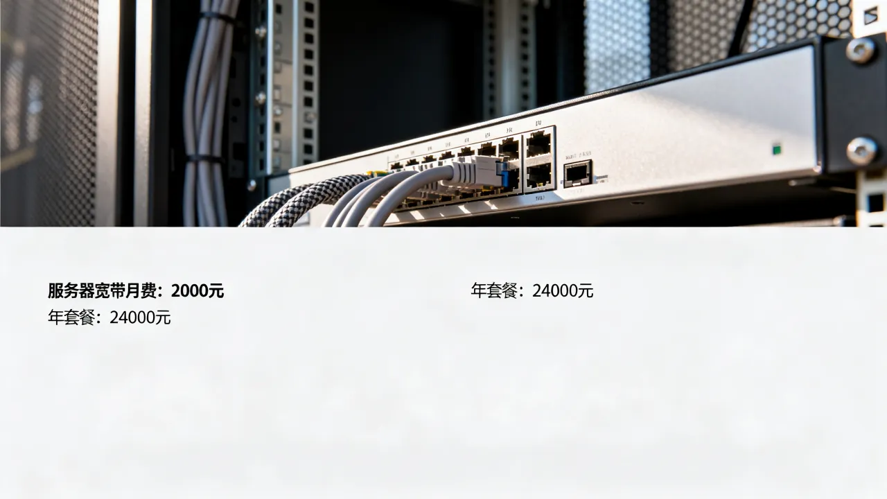 服务器宽带一个多少钱？，服务器宽带一年需要多少费用