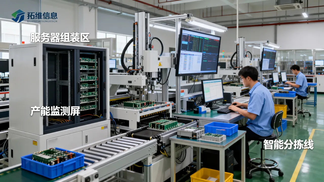 拓维信息服务器生产线怎么样？产能爬坡速度如何？