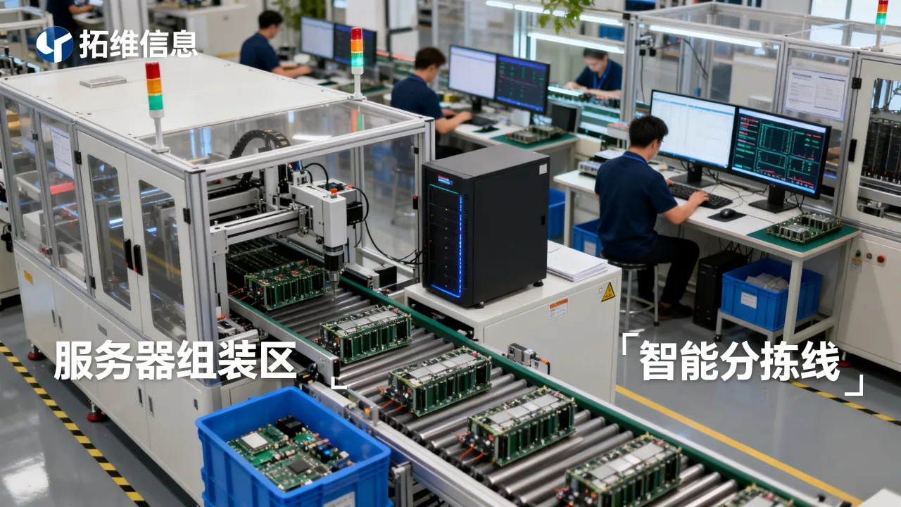 拓维信息服务器生产线怎么样？产能爬坡速度如何？