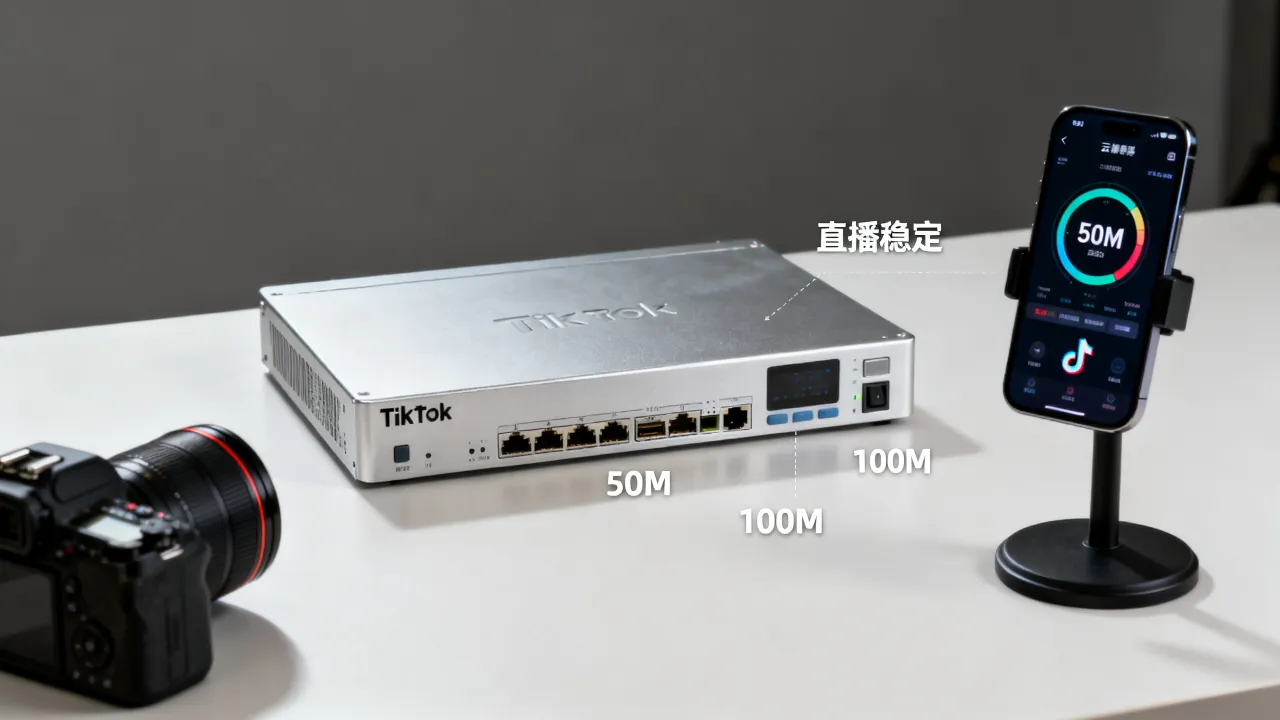 云服务器多少M带宽适合TK运营？TikTok直播需要多大带宽