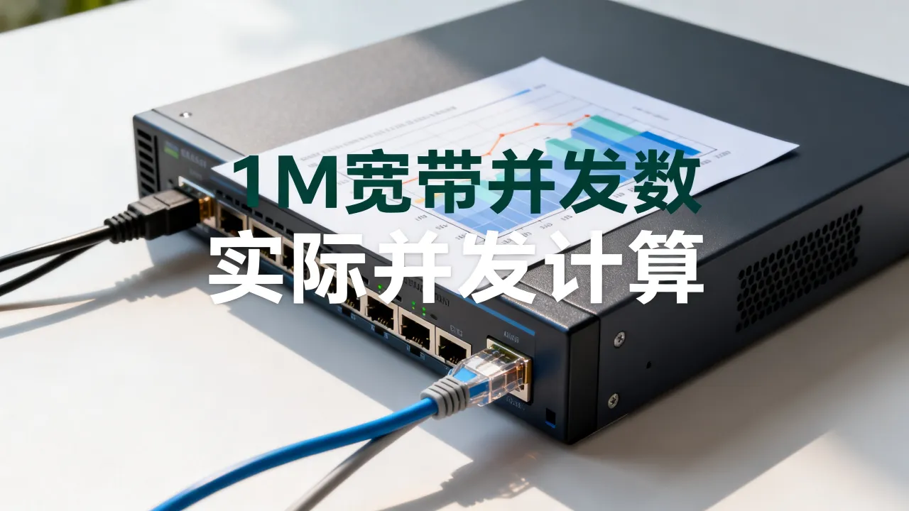 服务器1m宽带能带多少并发,实际并发数怎么计算 服务器1m宽带能带多少并发,实际并发数怎么计算