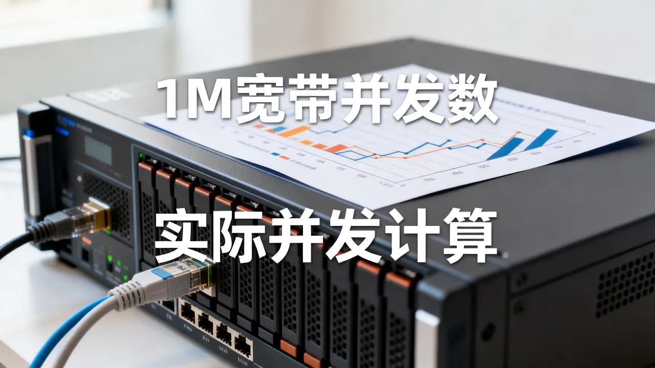 服务器1m宽带能带多少并发,实际并发数怎么计算 服务器1m宽带能带多少并发,实际并发数怎么计算