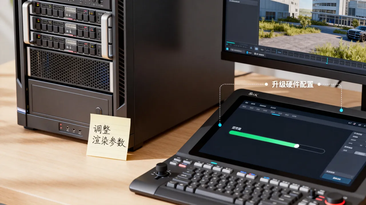 三维处理服务器怎么用，渲染慢怎么解决？