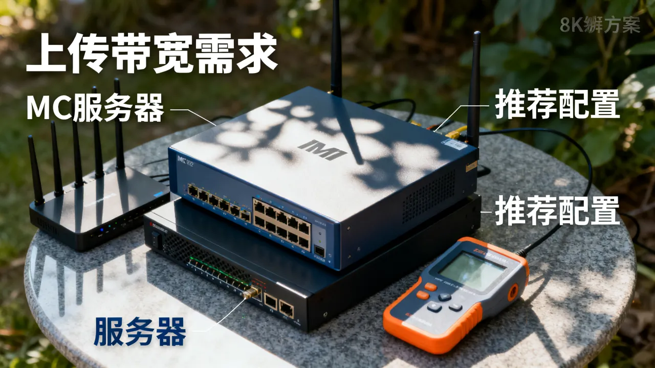 开个MC服务器需要多少宽带？我的世界开服需要多少上传带宽