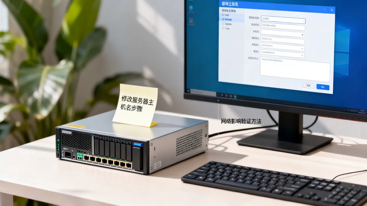 网维服务器名字怎么改，修改服务器主机名会影响网络吗