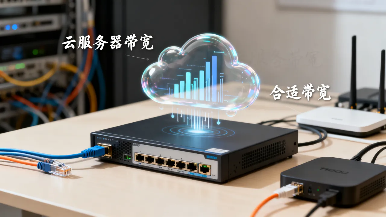 云服务器多少宽带合适，云服务器带宽选多大不浪费？