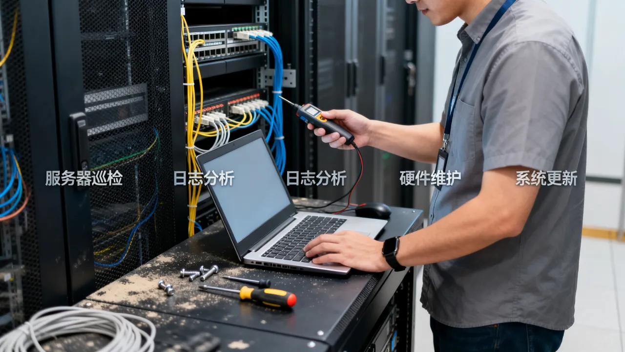 服务器运维具体内容有哪些？服务器运维工作内容与日常维护清单