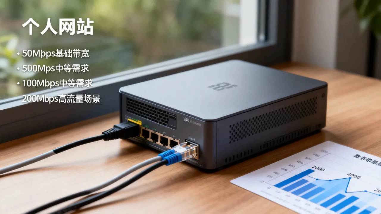 服务器宽带带多少合适,个人网站服务器带宽多少够用