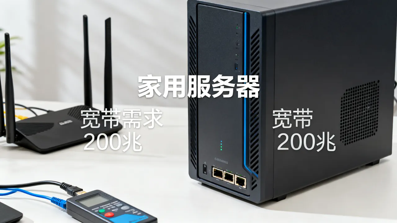 家用服务器多少宽带合适？家用服务器宽带多少兆够用？