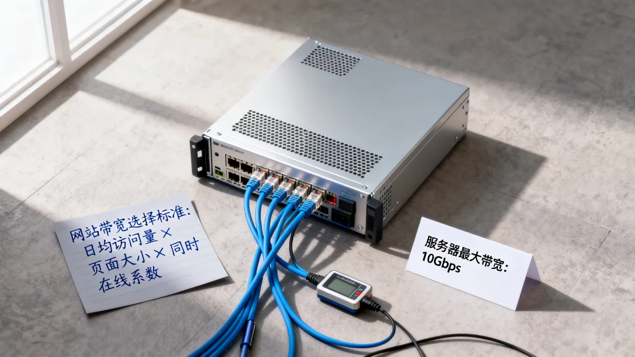 服务器最大宽带多少，网站服务器带宽怎么选合适？