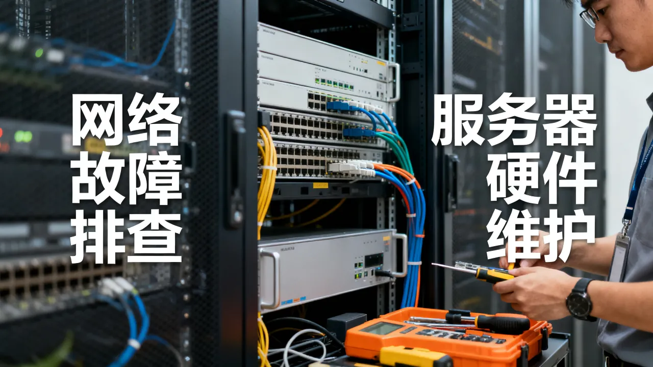 网络和服务器硬件运维常见故障有哪些？，服务器硬件维护方法