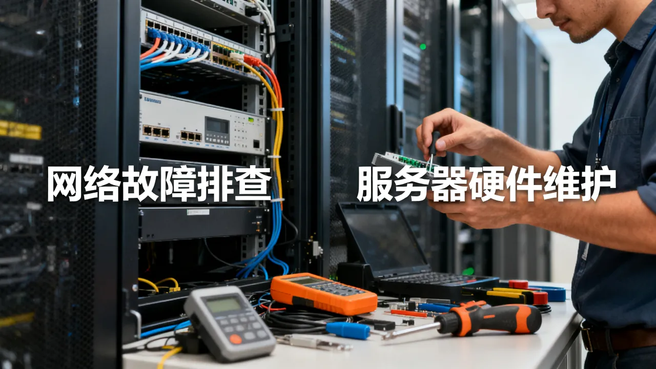 网络和服务器硬件运维常见故障有哪些？，服务器硬件维护方法
