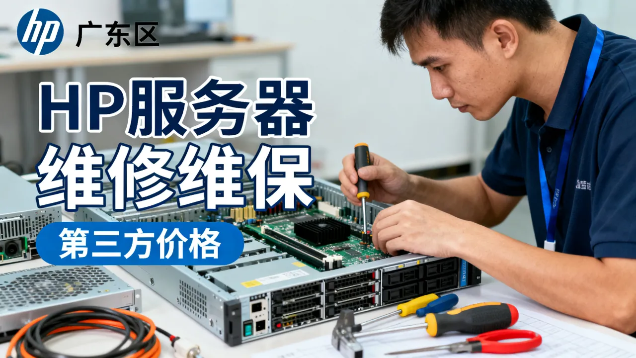 广东HP服务器维修维保费用多少？第三方维保价格贵不贵？