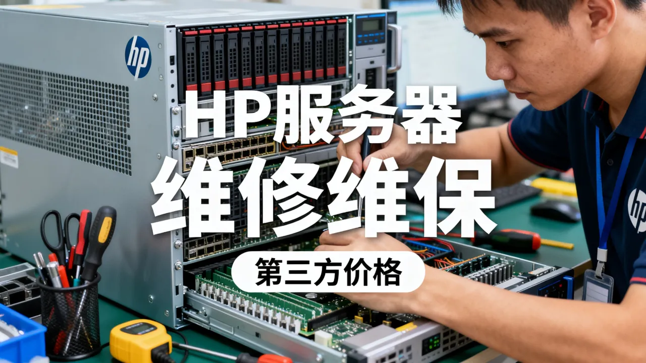 广东HP服务器维修维保费用多少？第三方维保价格贵不贵？