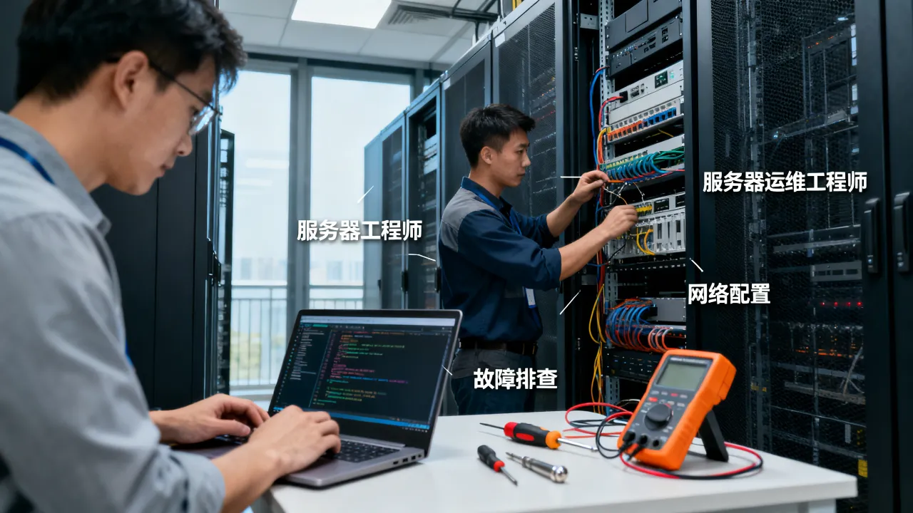 服务器工程师与运维有什么区别，服务器运维工程师需要学什么？