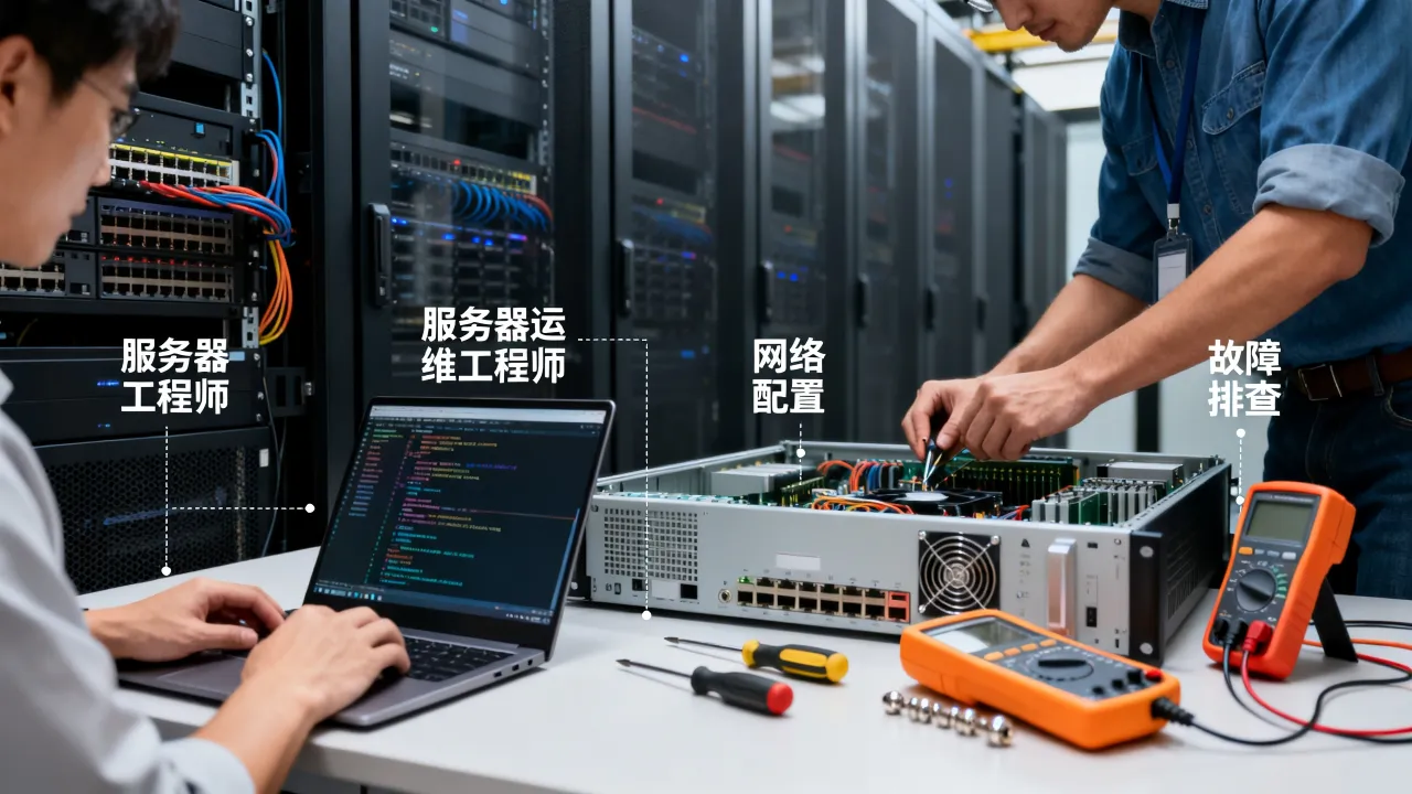 服务器工程师与运维有什么区别，服务器运维工程师需要学什么？
