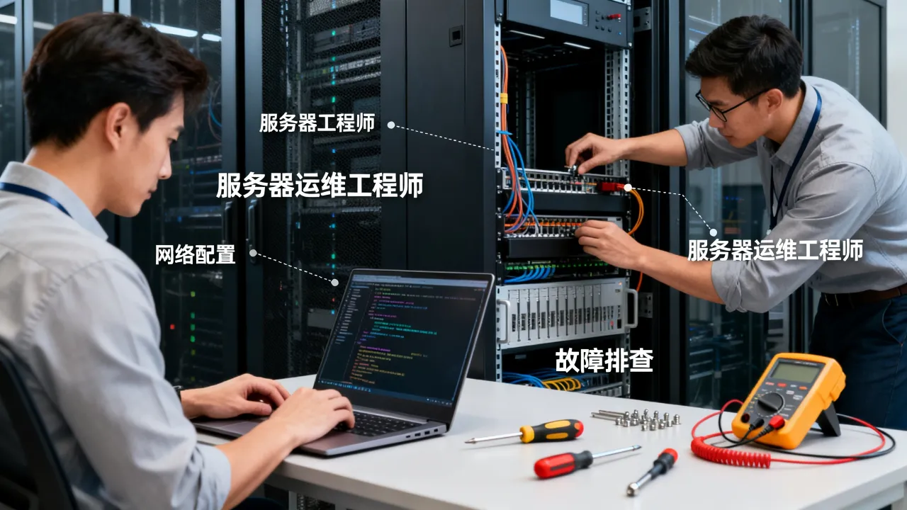 服务器工程师与运维有什么区别，服务器运维工程师需要学什么？