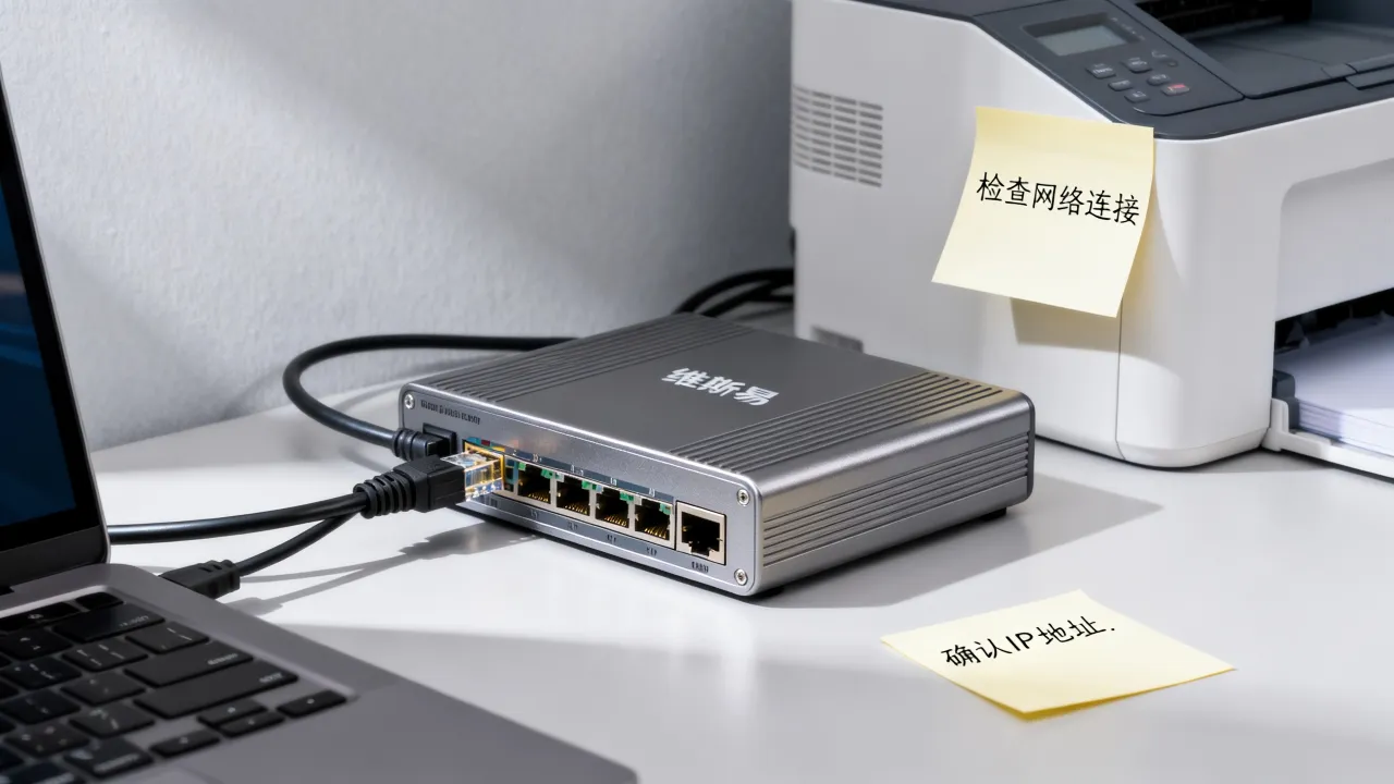 维斯易打印机服务器怎么设置，连接不上怎么办？