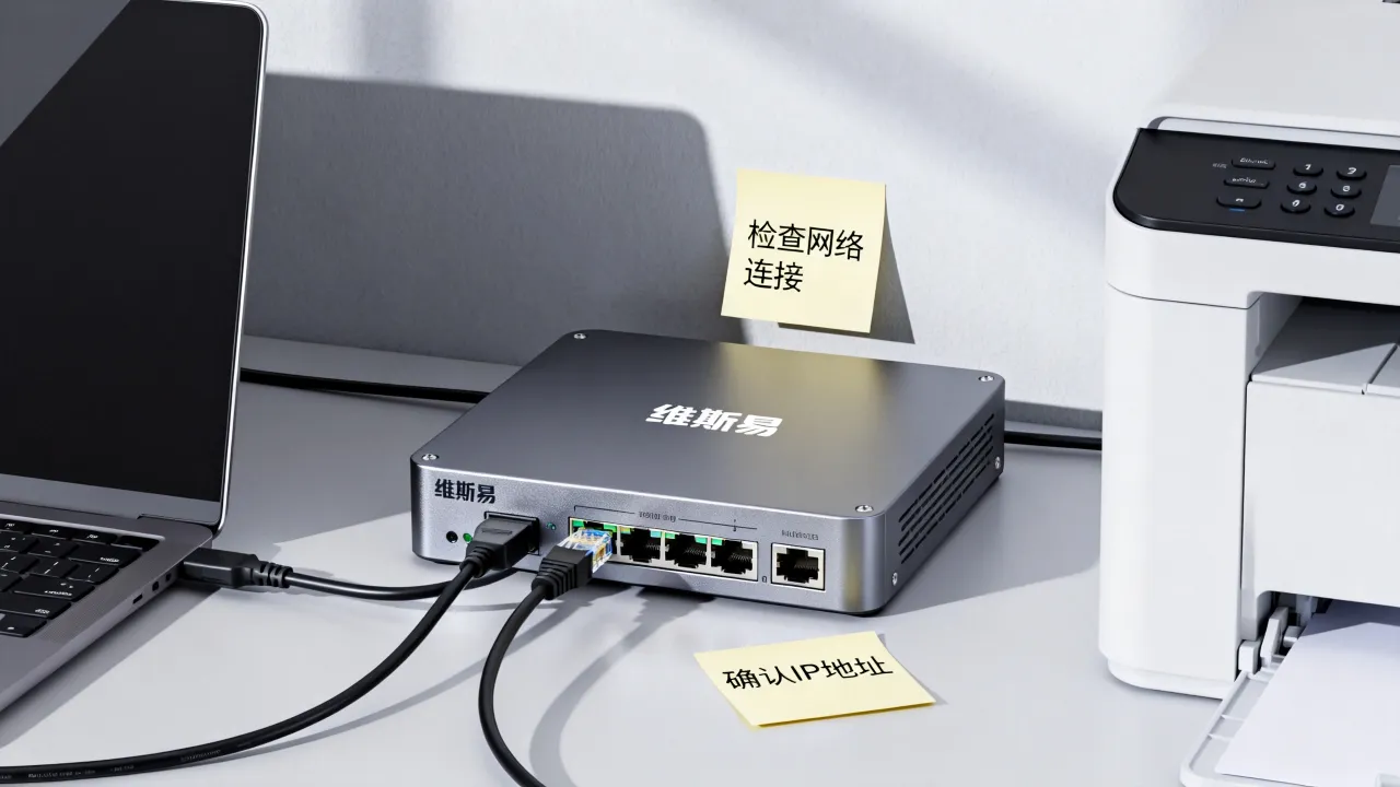 维斯易打印机服务器怎么设置，连接不上怎么办？