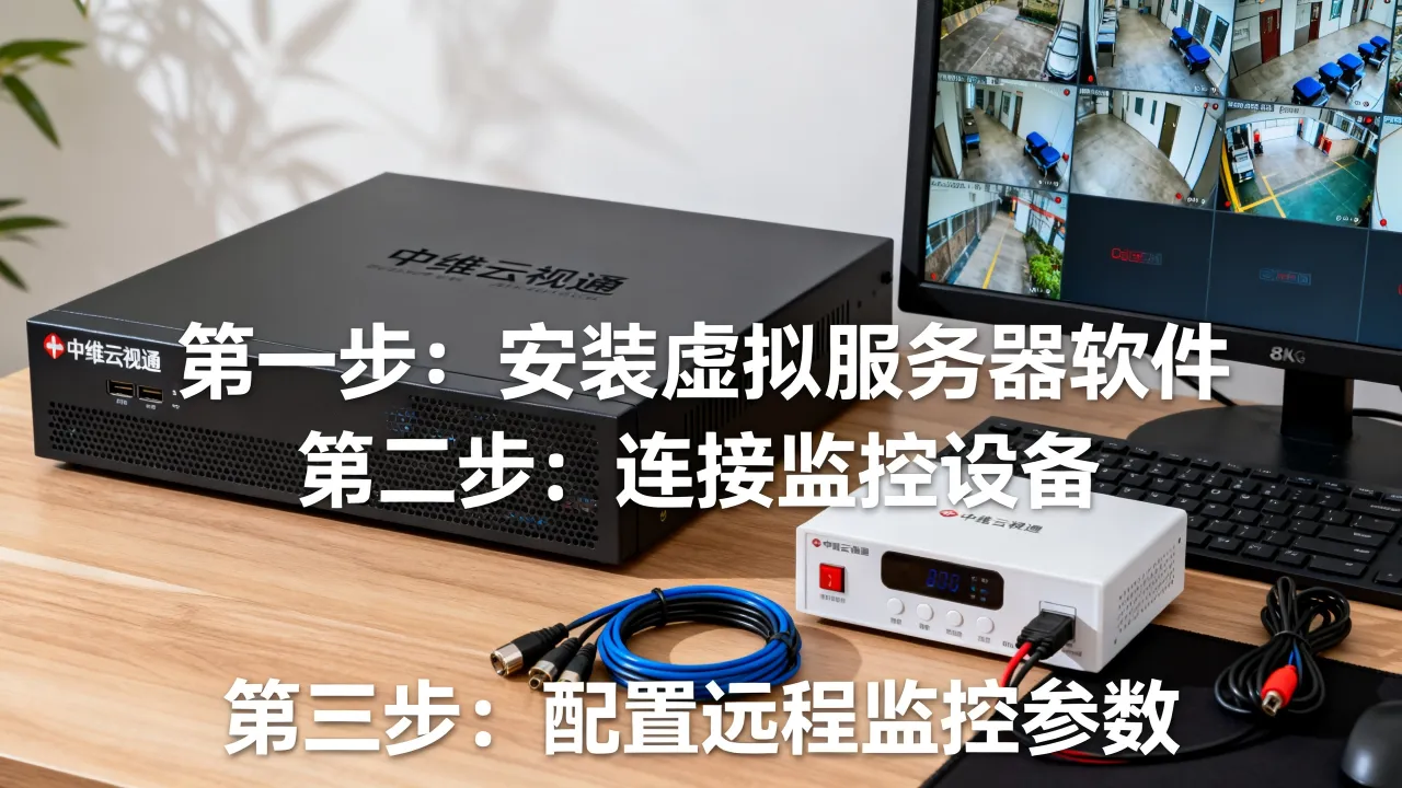 中维云视通虚拟服务器怎么用？如何配置连接远程监控？