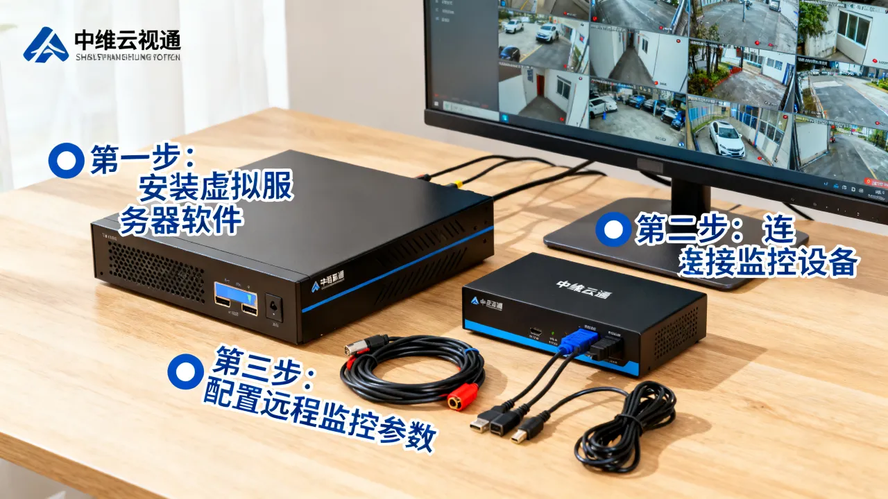 中维云视通虚拟服务器怎么用？如何配置连接远程监控？