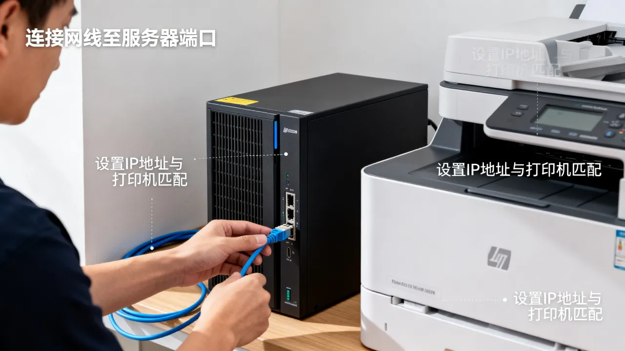 打印机服务器位置在哪，打印机服务器怎么连接设置？