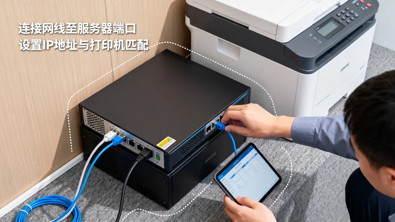 打印机服务器位置在哪，打印机服务器怎么连接设置？