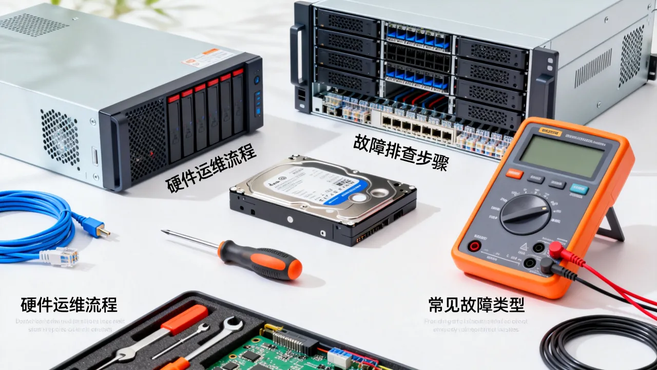 服务器工作站硬件运维怎么做？服务器硬件维护常见故障与排查方法
