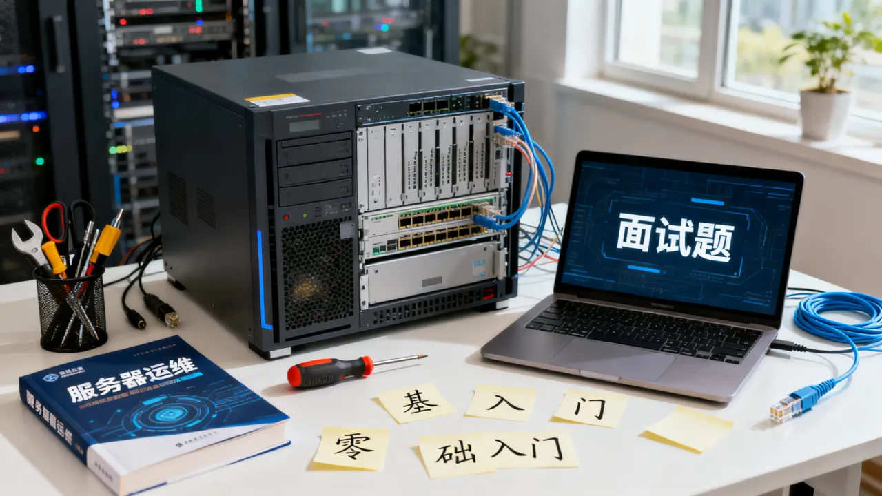 服务器运维菜鸟面试题考什么？零基础如何快速入门？