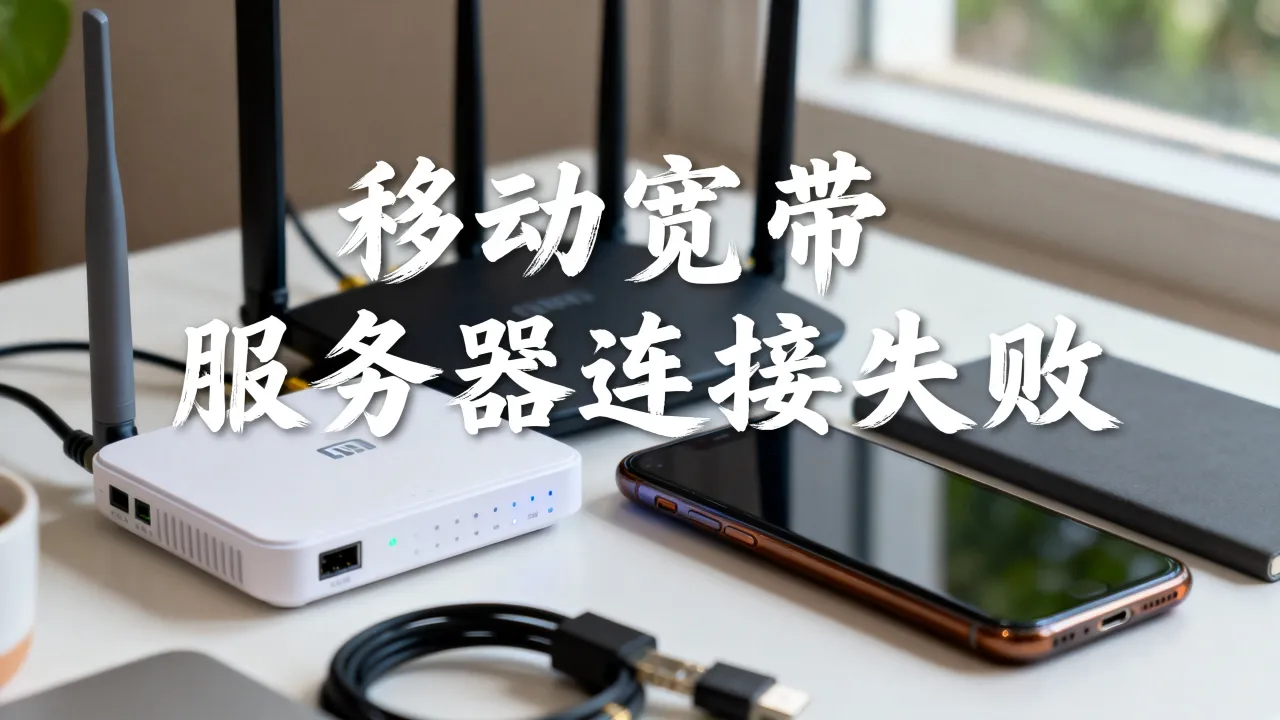 移动宽带服务器连不上怎么回事，为什么总是连接失败？
