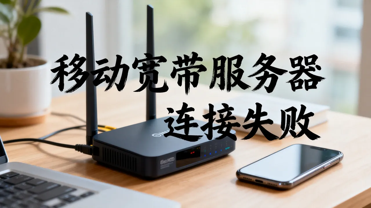 移动宽带服务器连不上怎么回事，为什么总是连接失败？