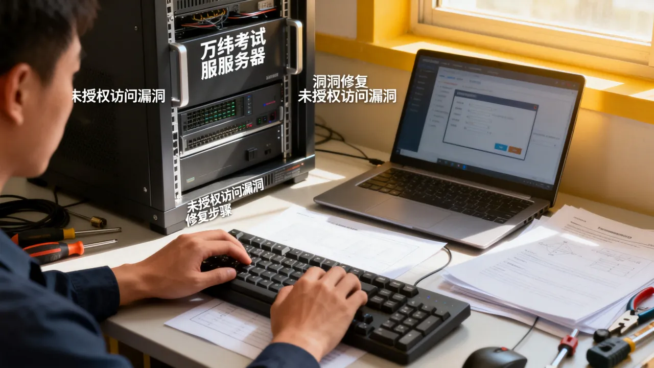万维考试服务器未授权怎么办？万维考试系统未授权访问漏洞如何修复