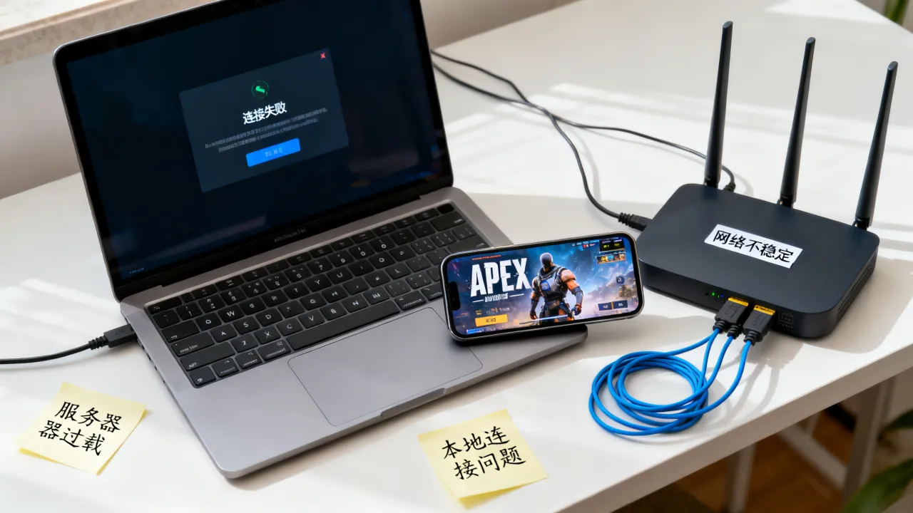 apex为什么玩着玩着连不上服务器，频繁断开连接什么原因