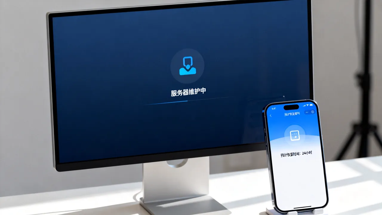 upupoo为什么显示服务器维护中，服务器维护多久恢复？