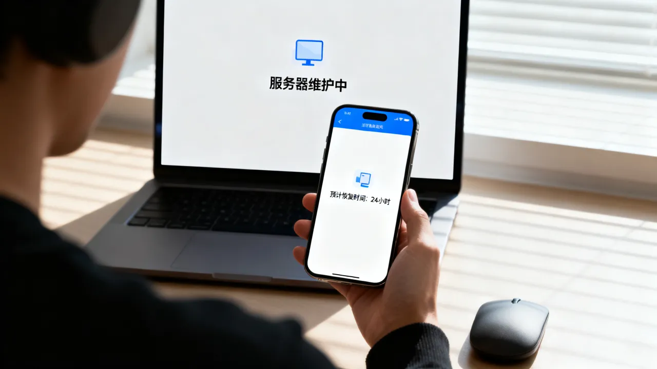 upupoo为什么显示服务器维护中，服务器维护多久恢复？