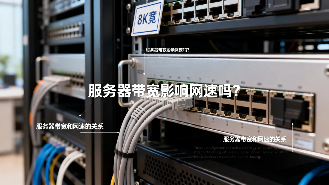 服务器带宽影响网速吗，服务器带宽和网速有什么关系？