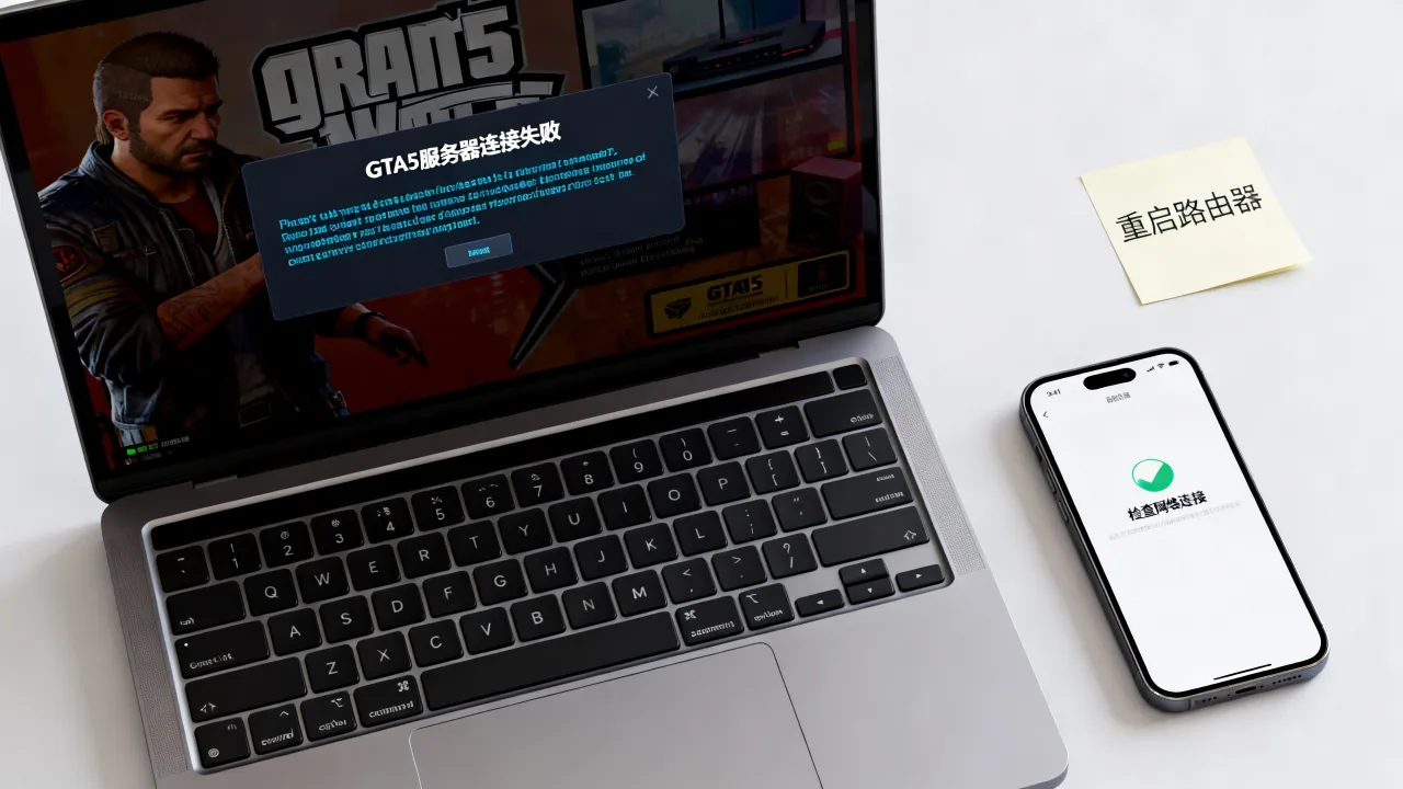 为什么gta5连接不上服务器失败，怎么解决
