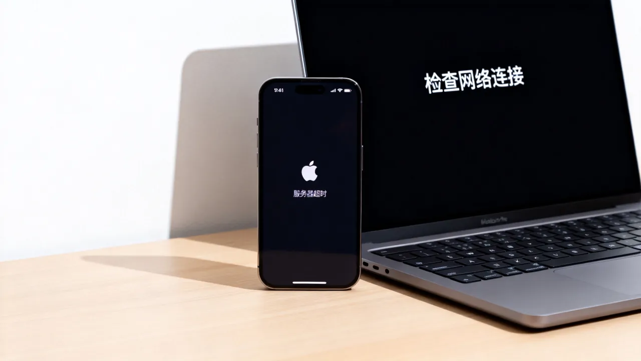 苹果id重置为什么服务器超时，一直显示错误怎么解决
