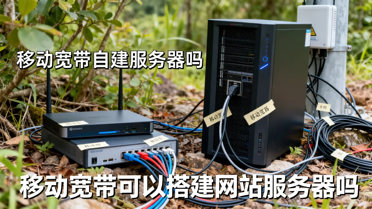 移动宽带自建服务器吗，移动宽带可以搭建网站服务器吗