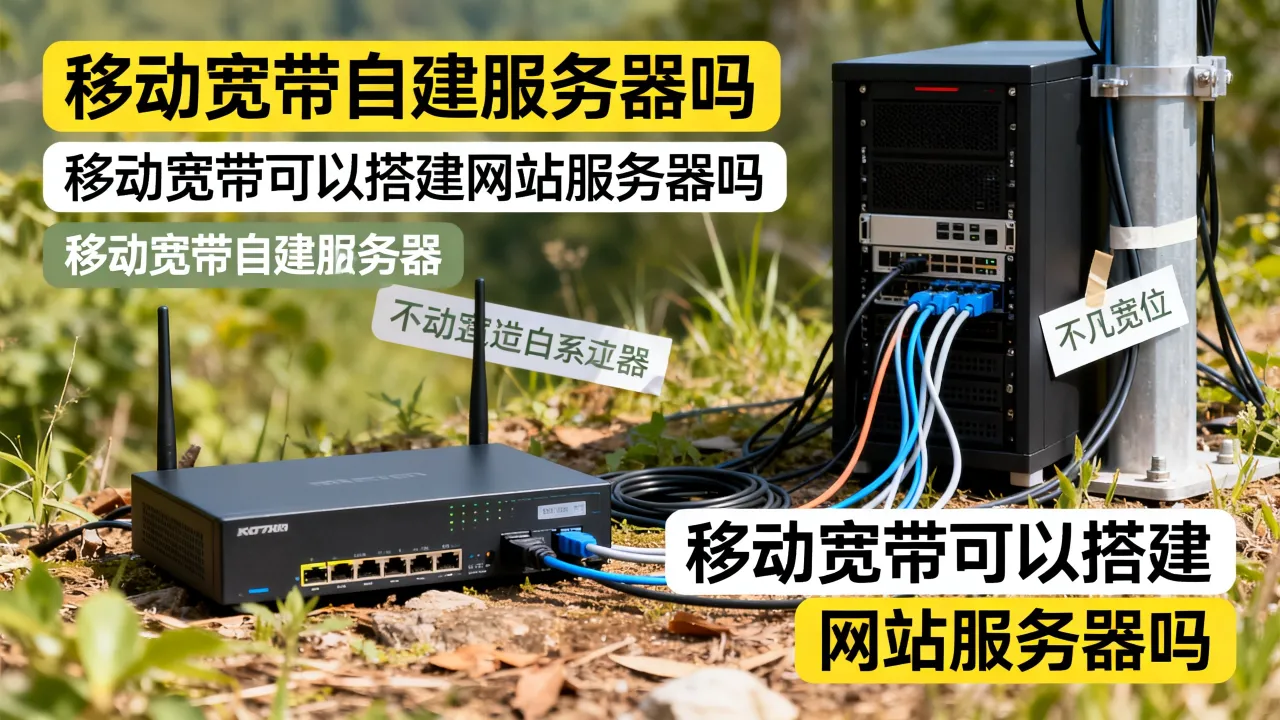 移动宽带自建服务器吗，移动宽带可以搭建网站服务器吗