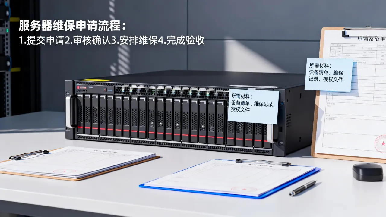 服务器维保申请流程是什么，服务器维保申请需要哪些材料