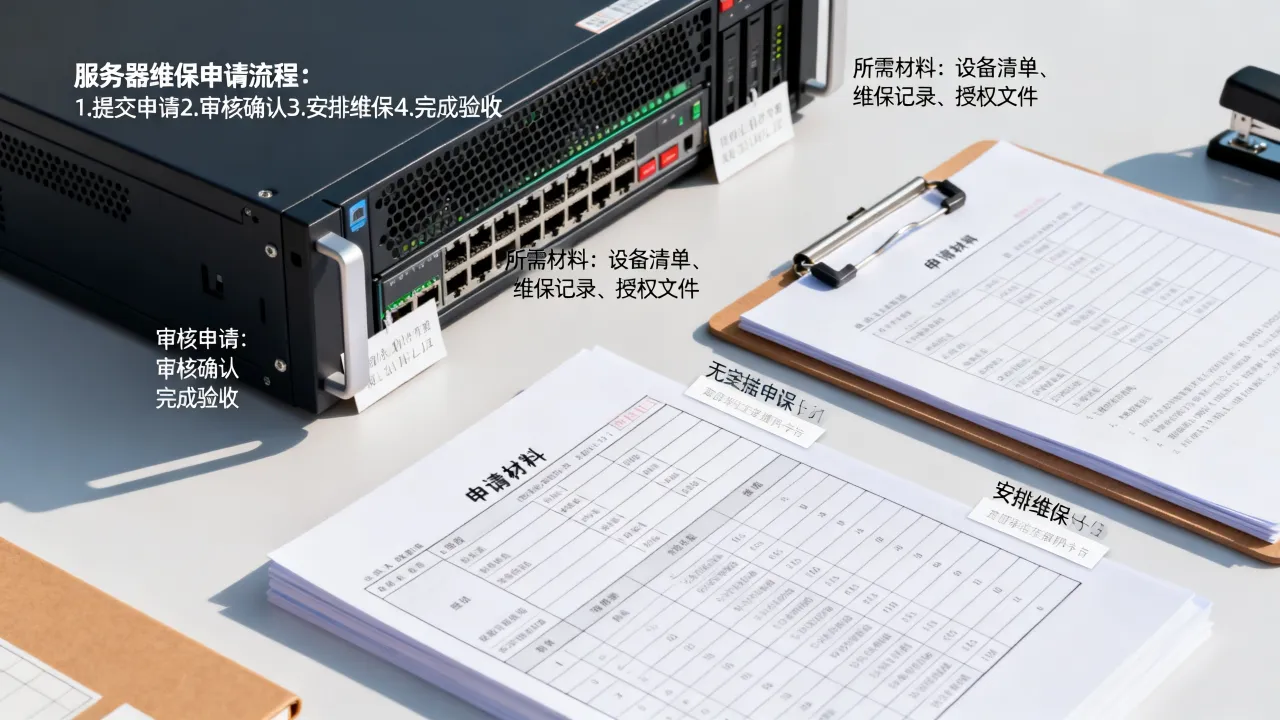 服务器维保申请流程是什么，服务器维保申请需要哪些材料