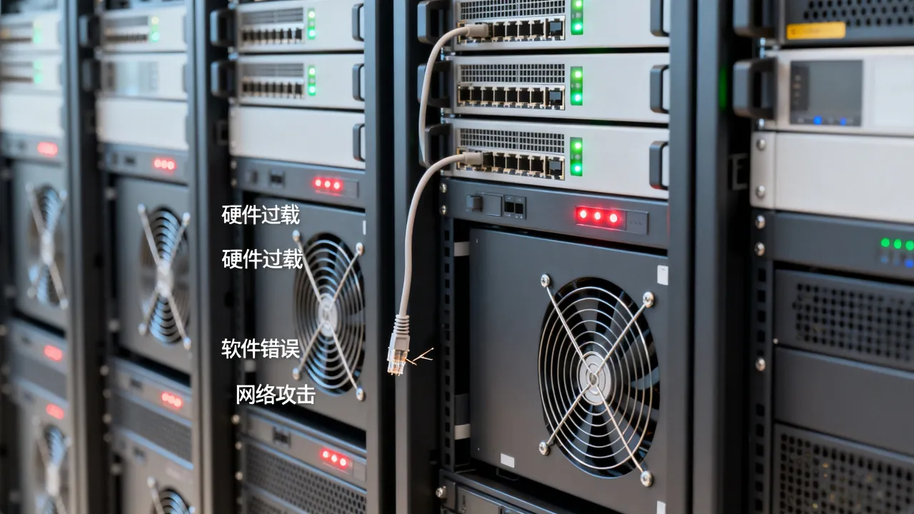 服务器为什么会崩塌,服务器崩溃是什么原因导致的