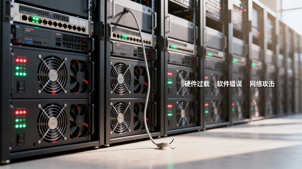 服务器为什么会崩塌，服务器崩溃是什么原因导致的