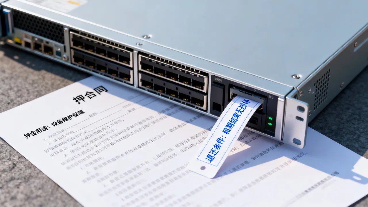 为什么租服务器要押金，服务器租赁押金怎么退？