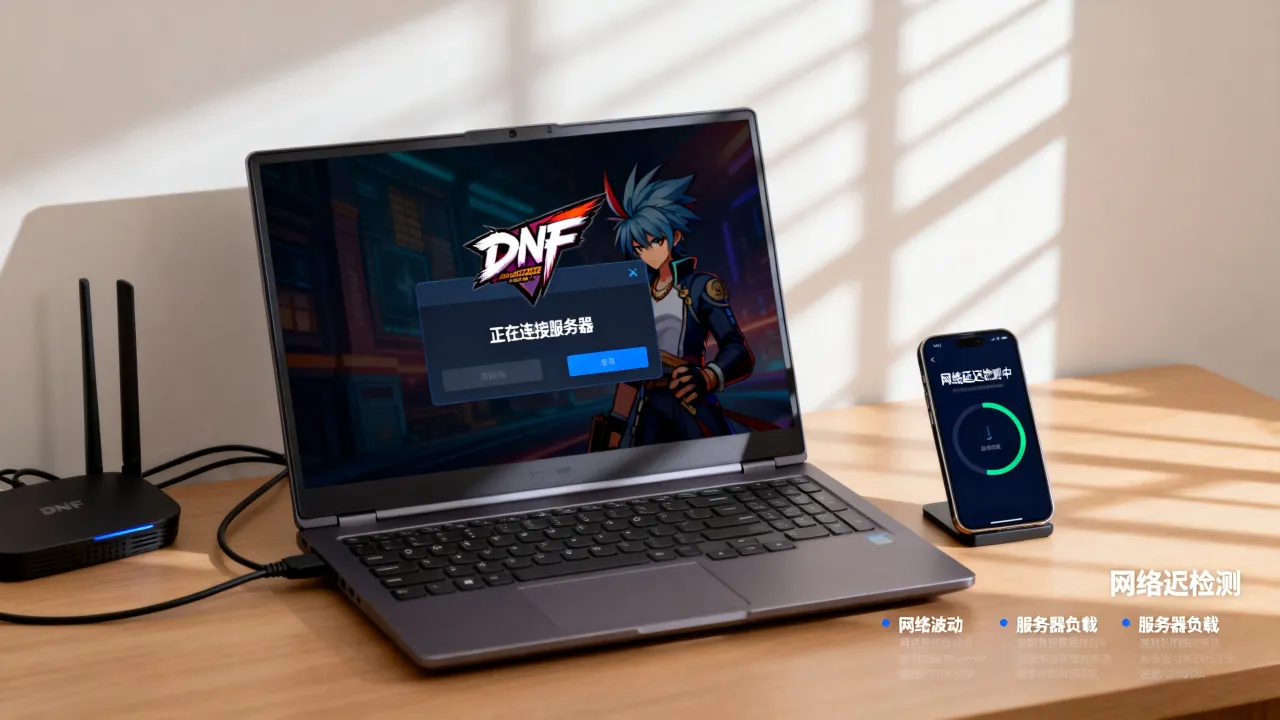 为什么dnf一直连接服务器，一直连接服务器怎么回事
