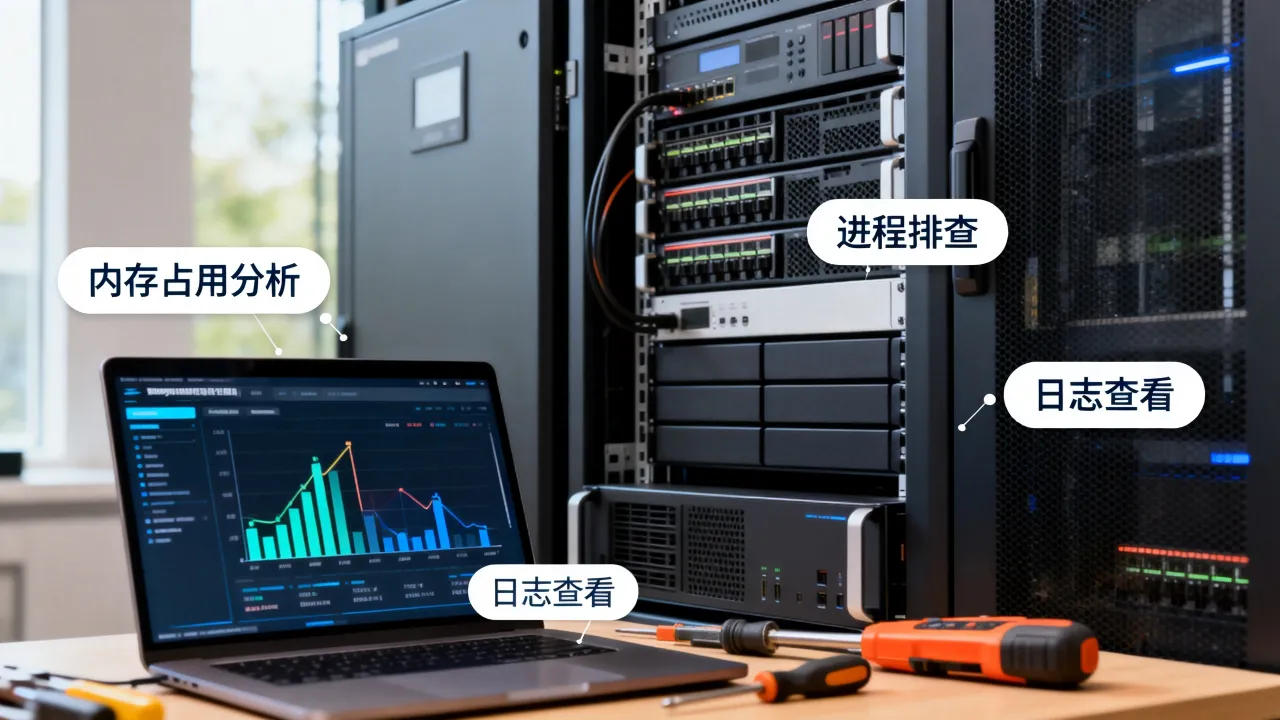 运维服务器内存满了怎么办，内存占用过高如何排查？