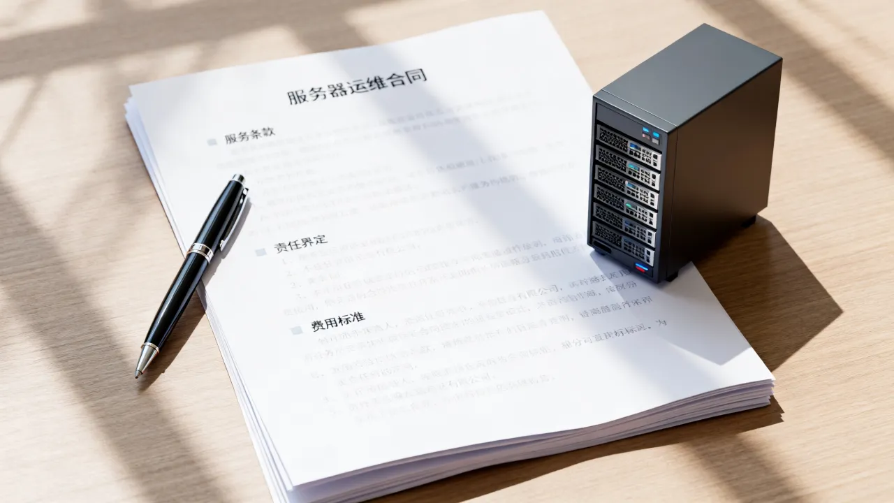 服务器运维合同范本怎么选？，服务器运维合同签订要点